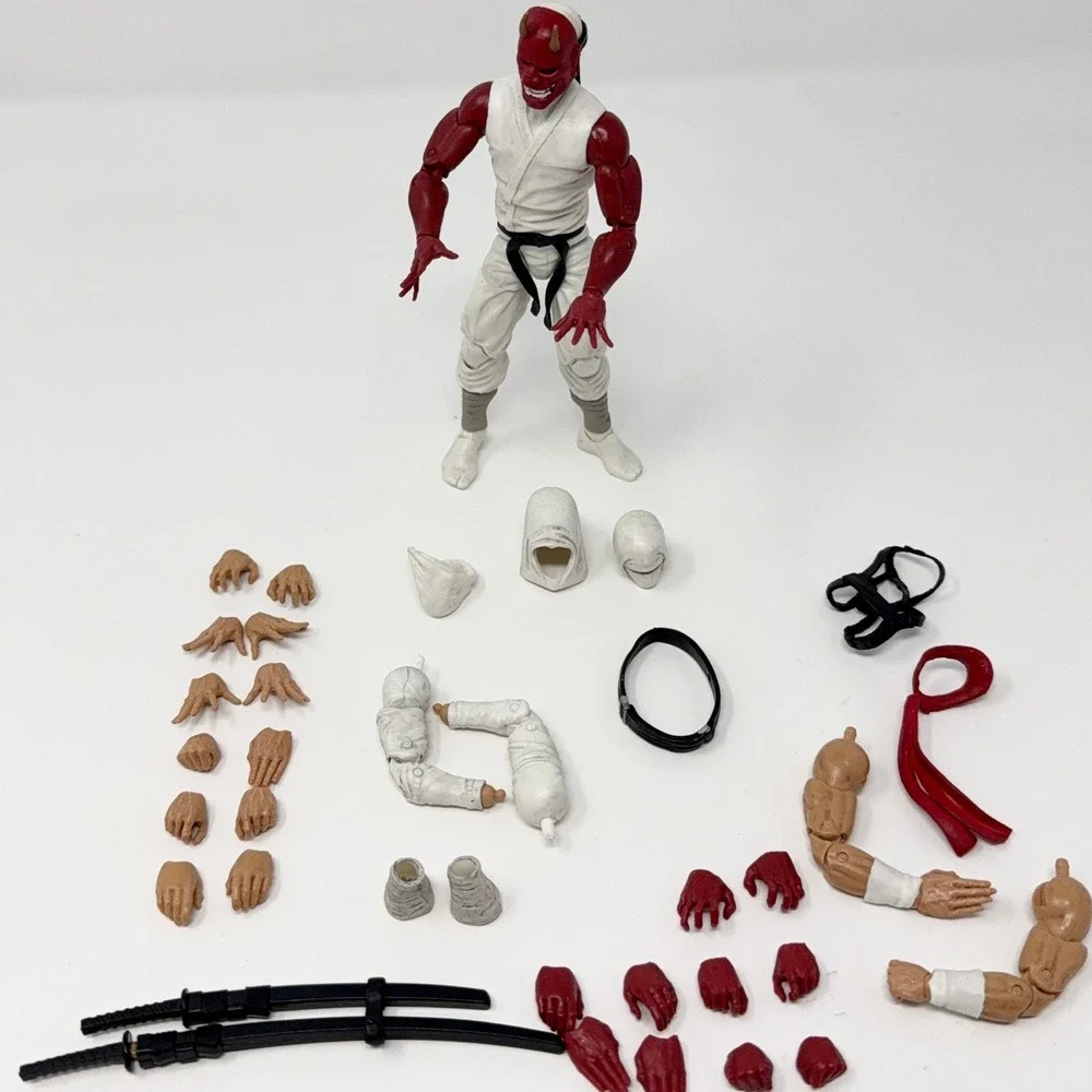 Fwoosh Articulated Icons Feudal Series Deluxe White Ninja 6